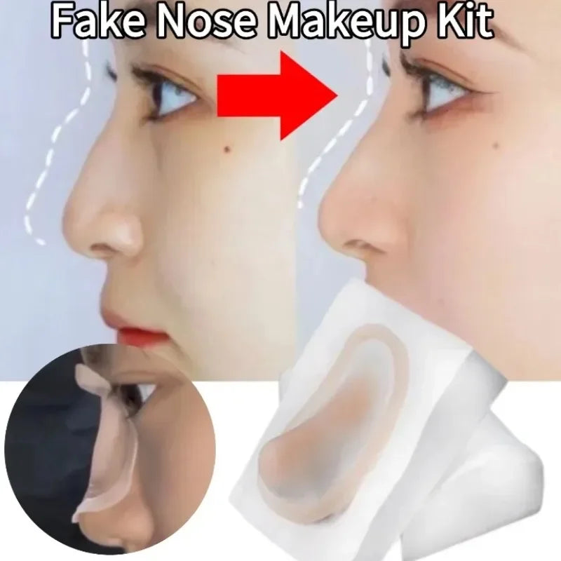 Cosplay Fake Nose Kit Silicone Special Effects Makeup Tools Reusable Face Prosthetic