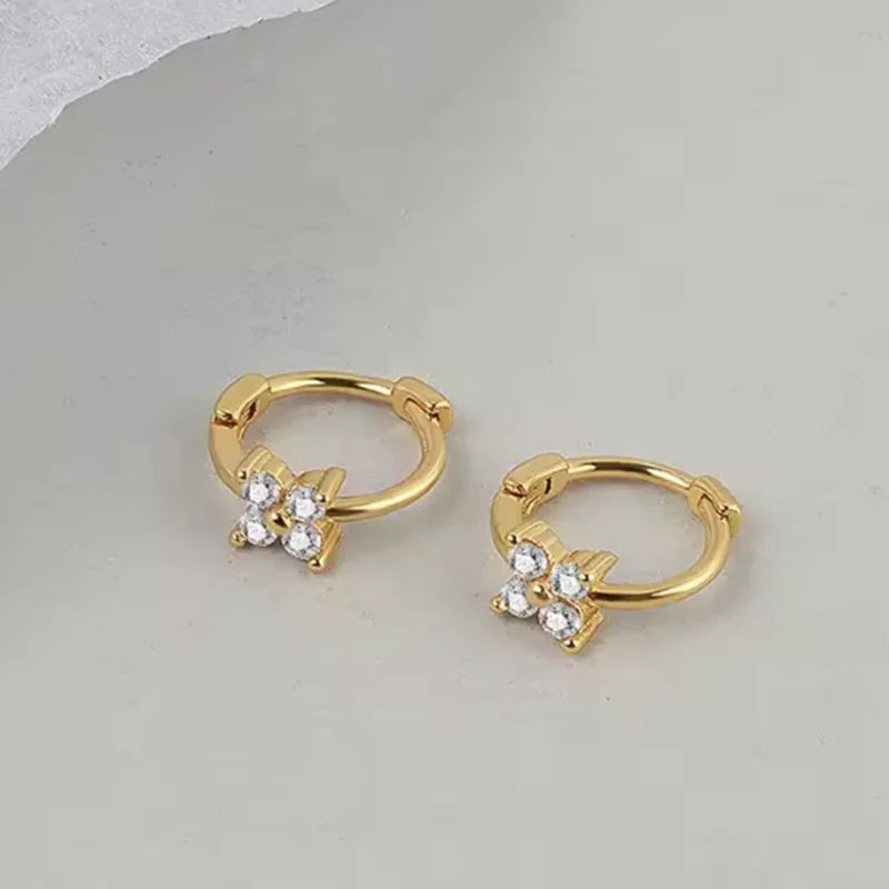 Butterfly Tragus Stud Earrings Star Dangle Jewelry for Women - Multiple Colors