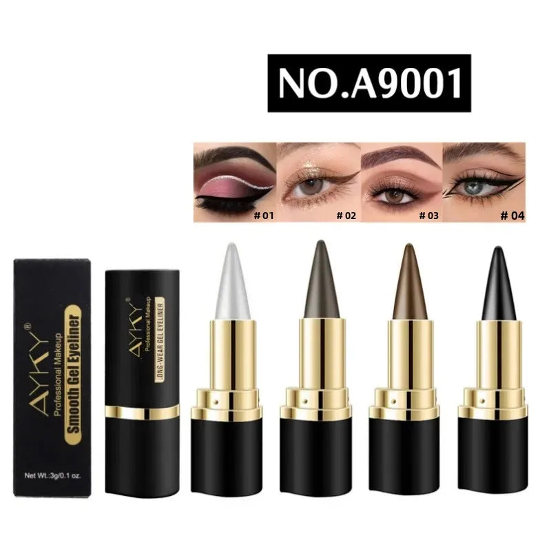 Waterproof Matte Eyeliner Gel - Fast Dry, Smudge Proof, Long Lasting Makeup Pen