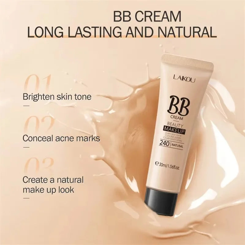 BB Cream Foundation Concealer Long Lasting Waterproof Skin Brightening 30ml