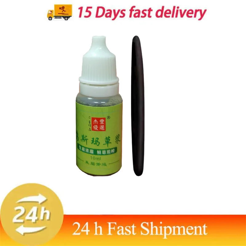 Eyebrow & Eyelash Growth Serum for Fuller Thicker Hair - Natural Nourishing Treatment