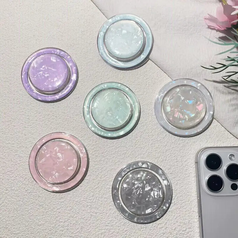 Magnetic Phone Grip Holder for iPhone Samsung Xiaomi - Colorful Folding Socket