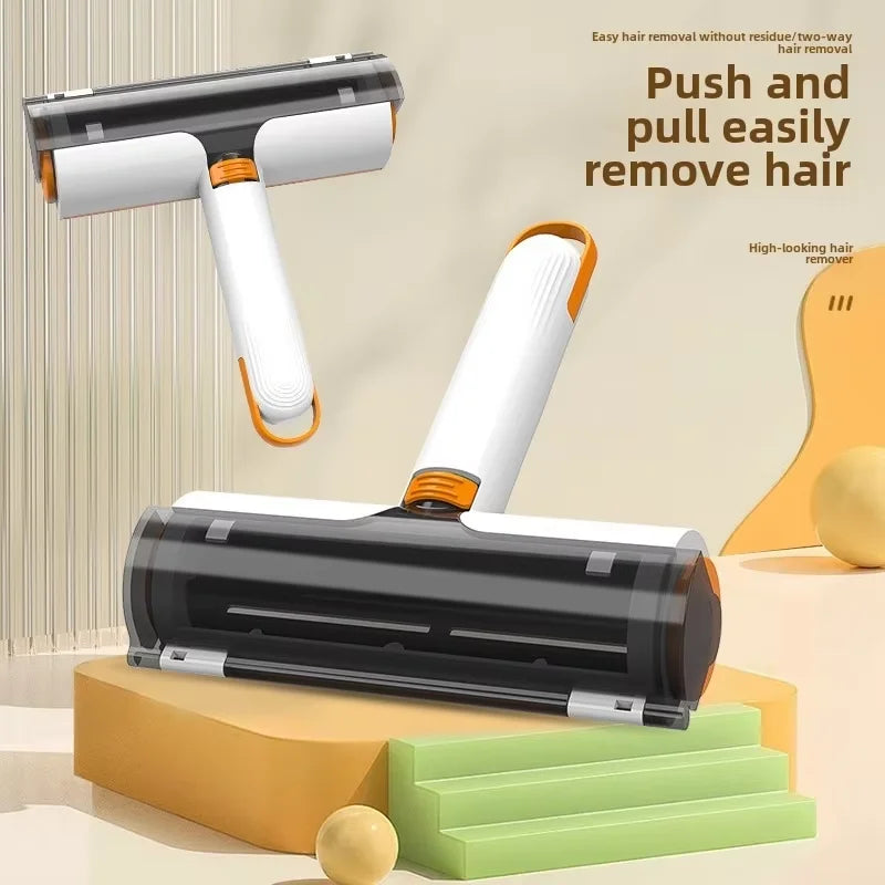 Double-Sided Static Lint Remover Brush for Clothes & Furniture - Reusable Portable Cleaner