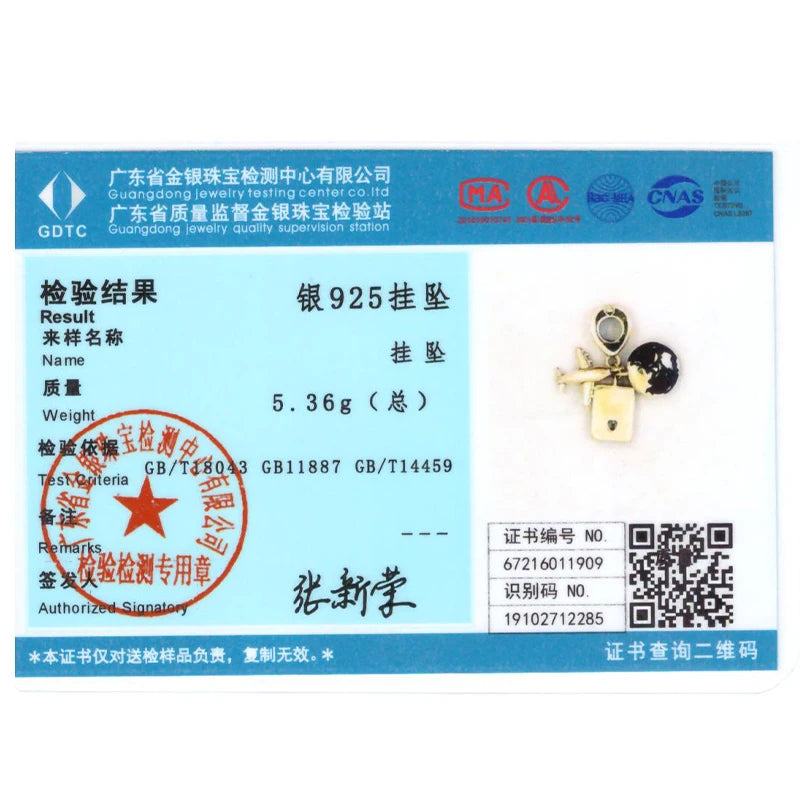 925 Silver Gold Charms Beads for Bracelets - DIY Jewelry Accessories