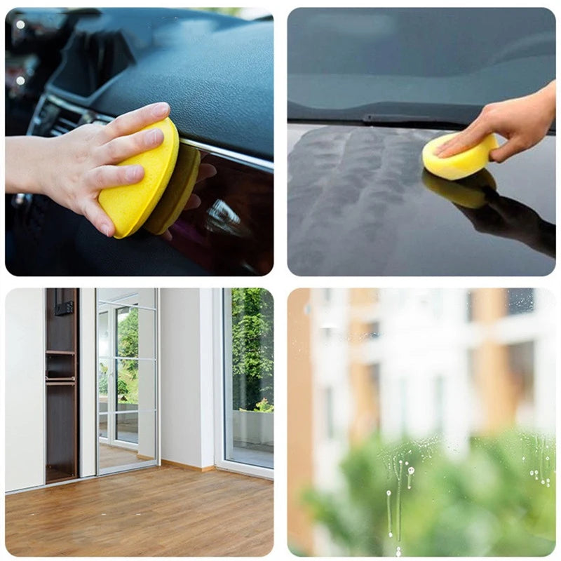 Car Waxing Polish Foam Sponges - High Density Applicator Pads for Detailing and Polishing