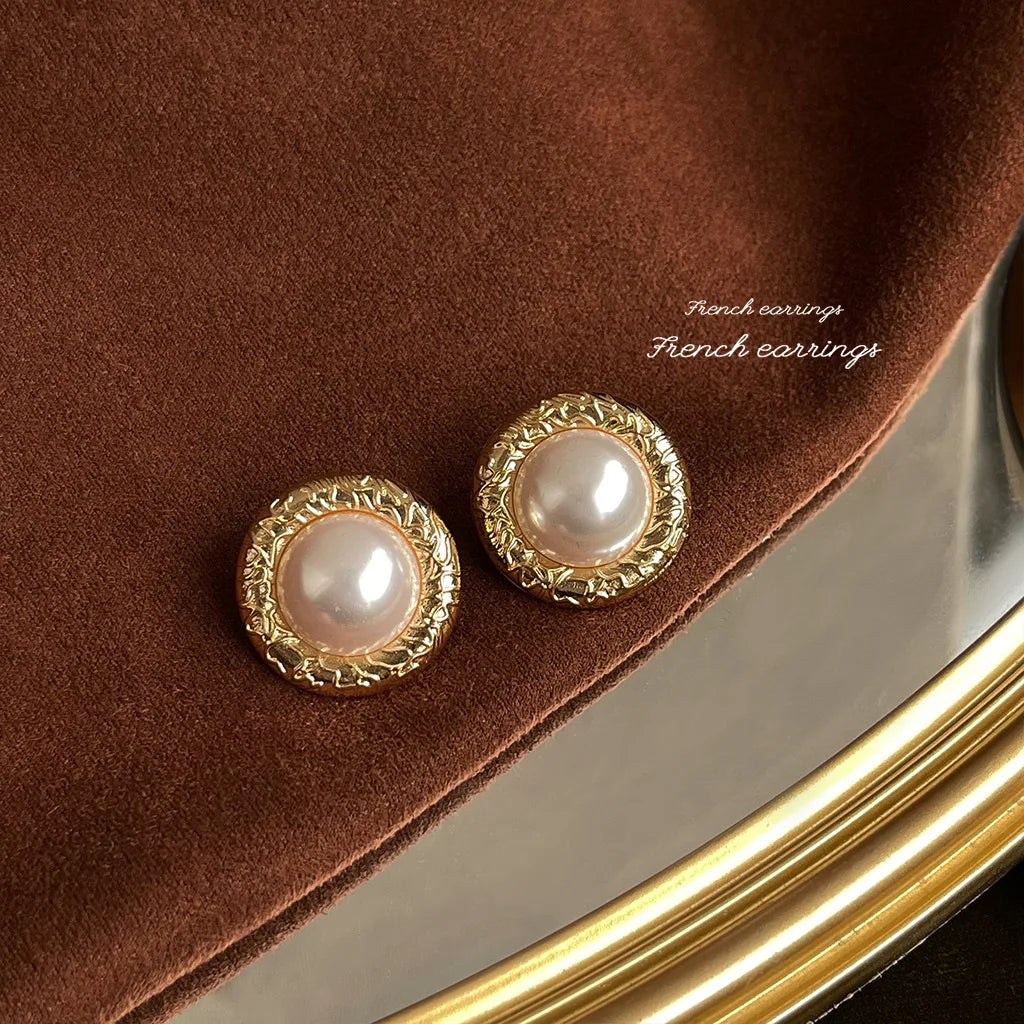 Versatile Vintage Earrings for Women - Heavy Duty Design, 925 Silver, Elegant Ear Accessories