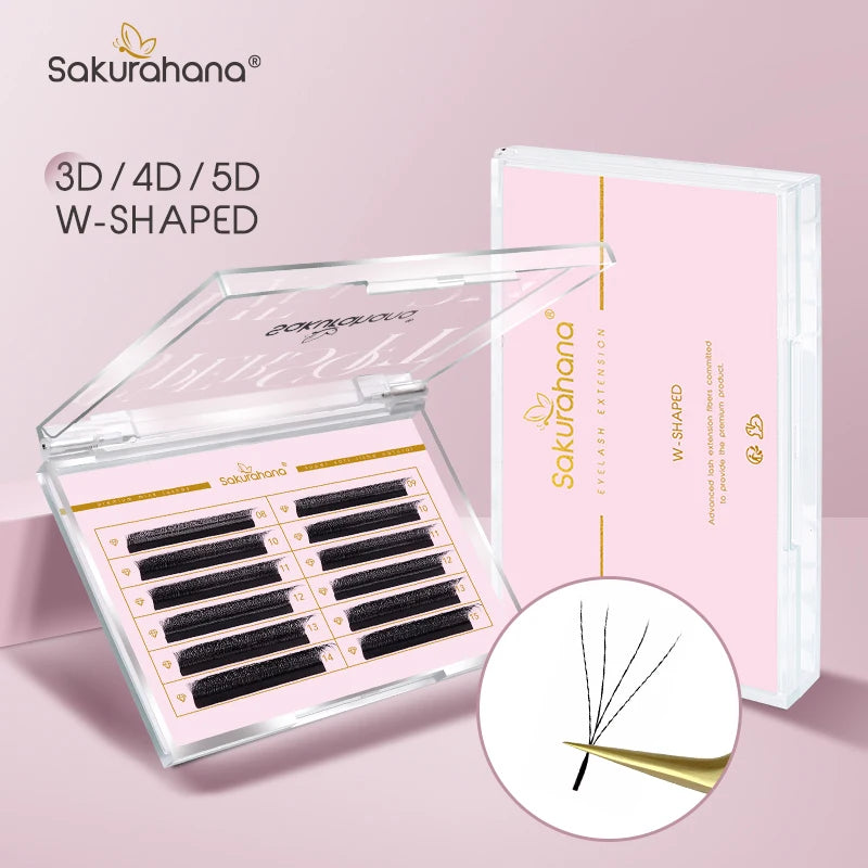 Premade 3D 4D 5D Eyelash Fans - Natural Soft Volume for Makeup