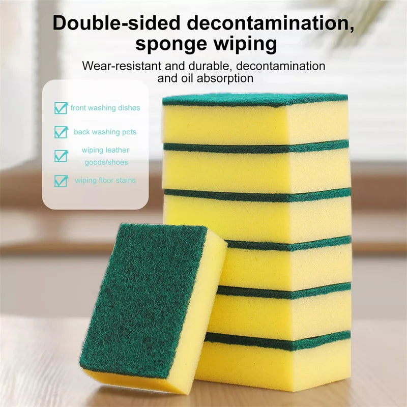 30PCS Kitchen Dish Scrubber Sponges with Nano Emery Rust & Stain Remover Set