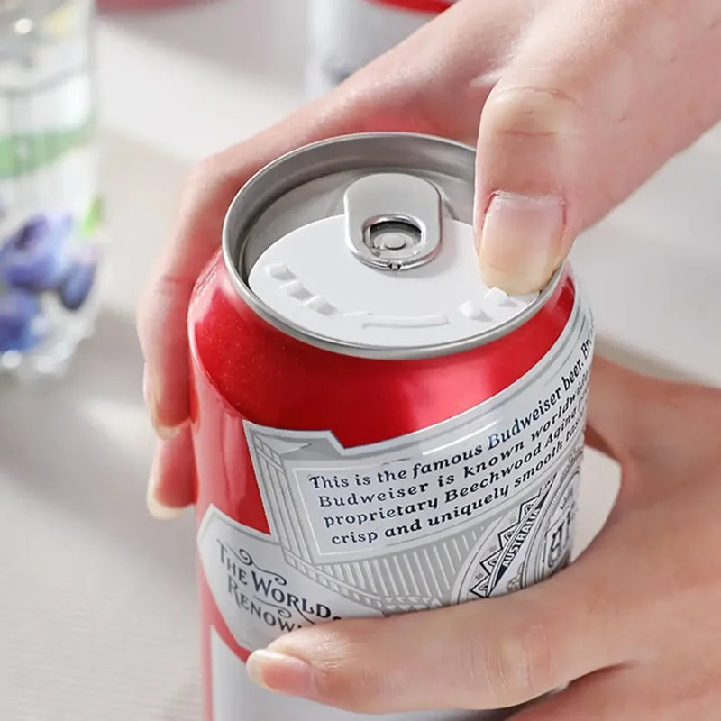 5pcs Reusable Beverage Can Lid with Colorful Cover - Soda Protector