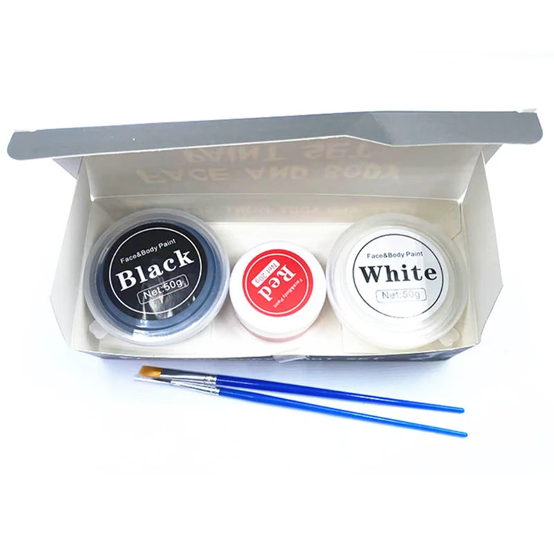 Oil Face & Body Paint Makeup Wheel for Special Effects Halloween Christmas Party