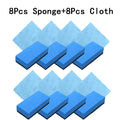 Car Ceramic Coating Sponge Applicator Kit for Wax and Glass Nano Coats - Blue & Gray Options