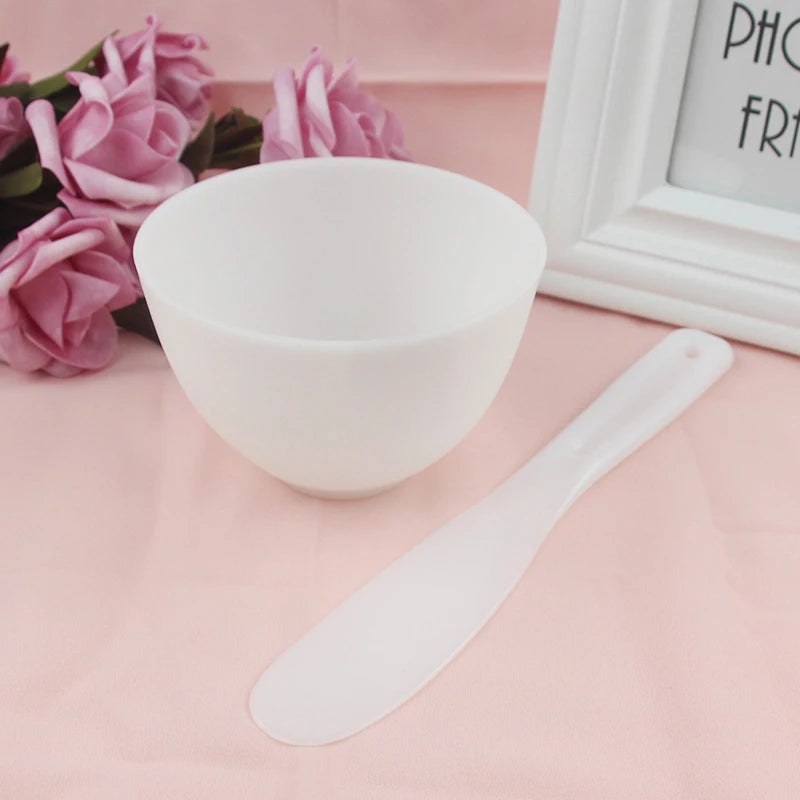 Face Mask Mixing Bowl Set with Silicone Brushes and Spatulas for Skin Care