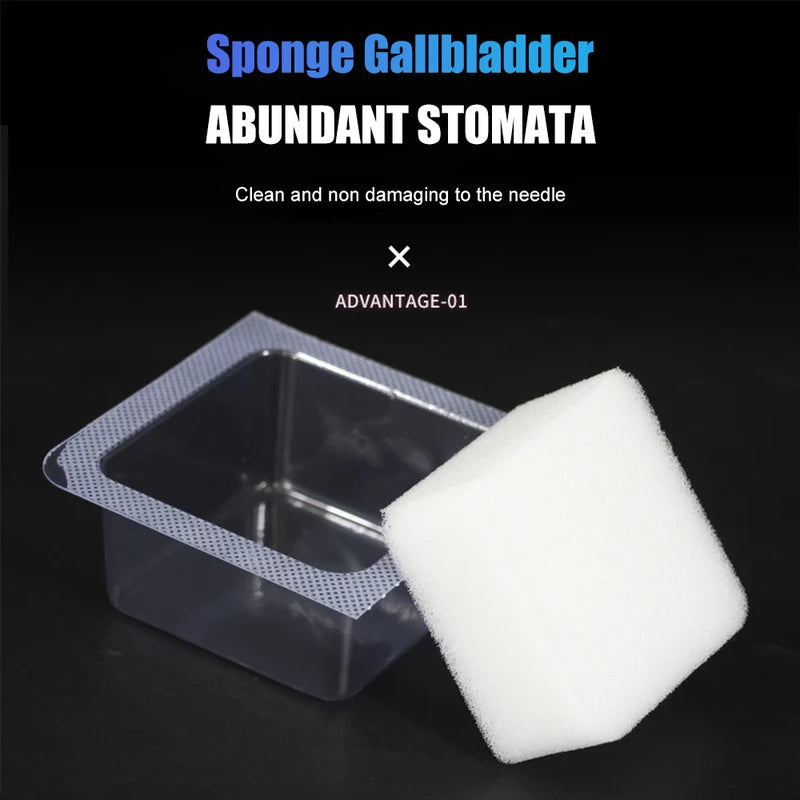 Disposable Tattoo Needle Cleaning Sponge Cup - Hygienic Ink & Tip Cleaner