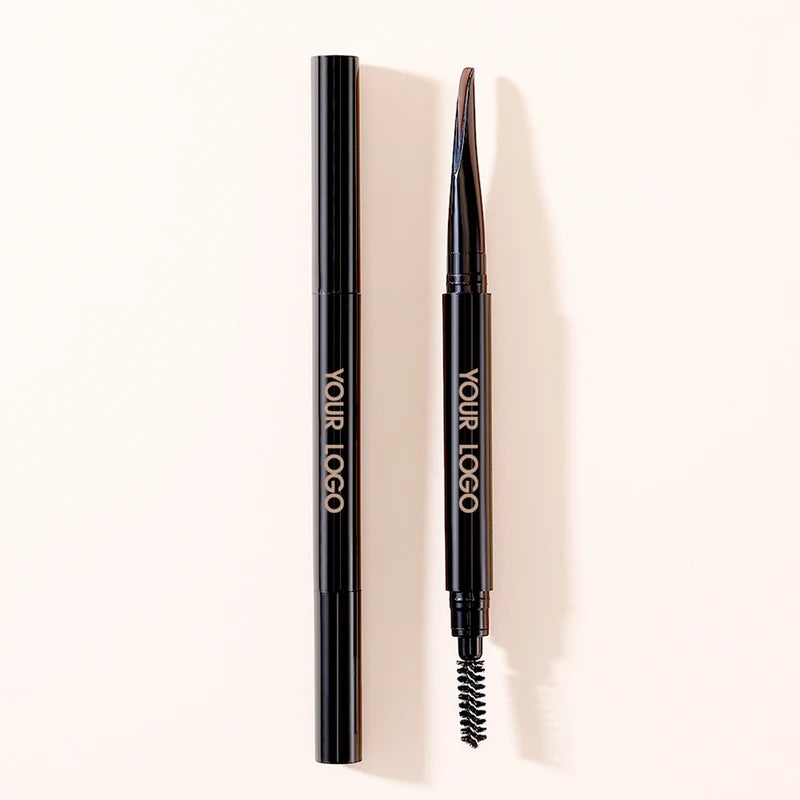 Waterproof Dual-Ended Eyebrow Pencil with Custom Logo - Vegan Makeup Tool