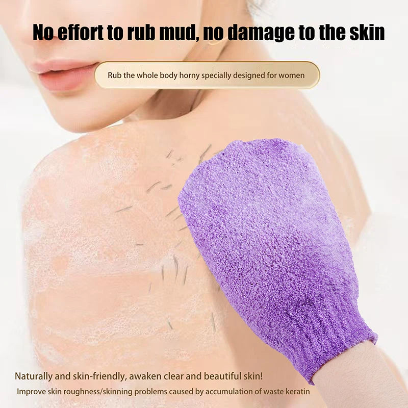 Exfoliating Body Massage Sponge Bath Gloves for Skin Cleaning and Relaxation