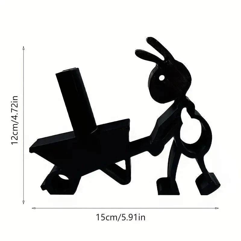 Ant Tissue Holder with Stable Base - Creative Home Decor for Bathroom, Living Room, Bedroom