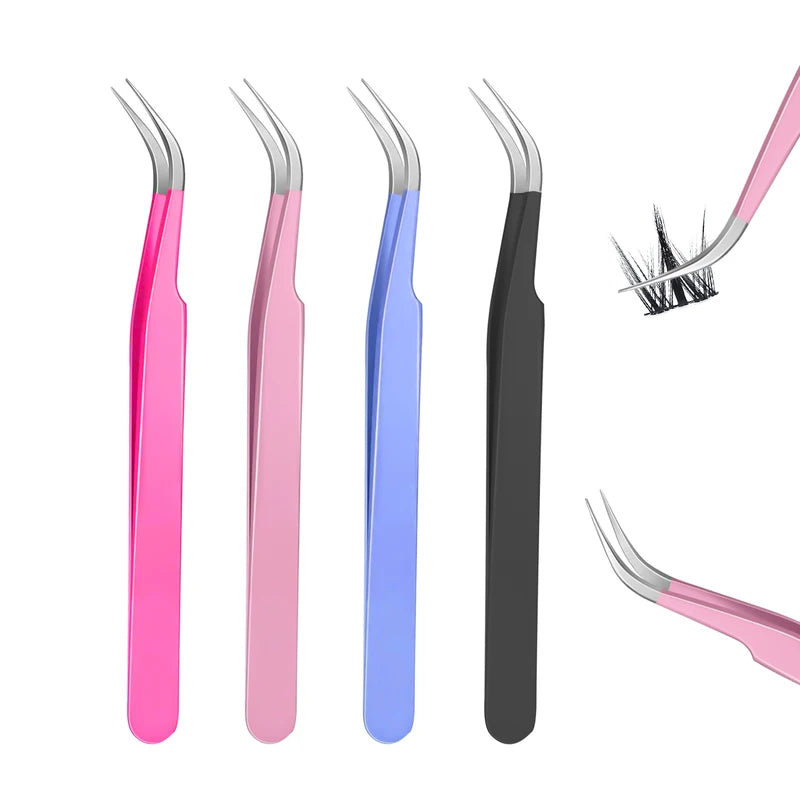 Lash Cluster Glue Bond and Seal Kit with Remover, Tweezers & Brush — Eyelash Extension Tools