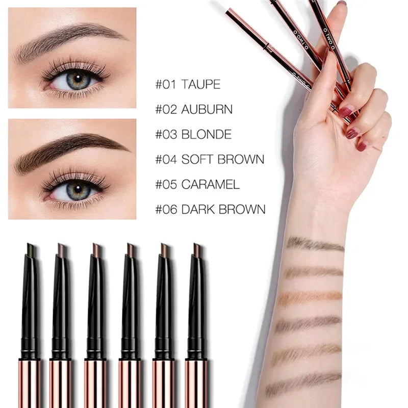 Waterproof Long Lasting Eyebrow Pencil with Precise Definer - 6 Colors