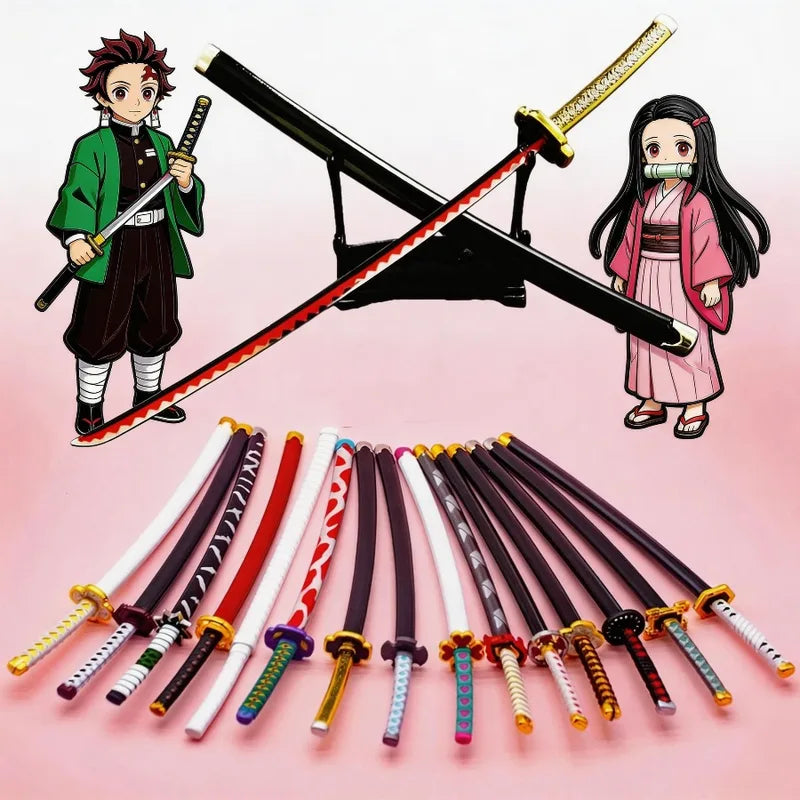 10-Inch Metal Samurai Sword Figure - Collectible Japanese Katana Decor