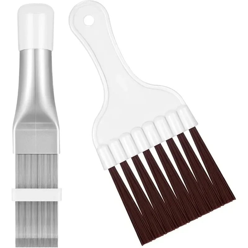 Multi-Function Dryer & Refrigerator Coil Cleaning Brush Set - Metal Radiator Coil Tools