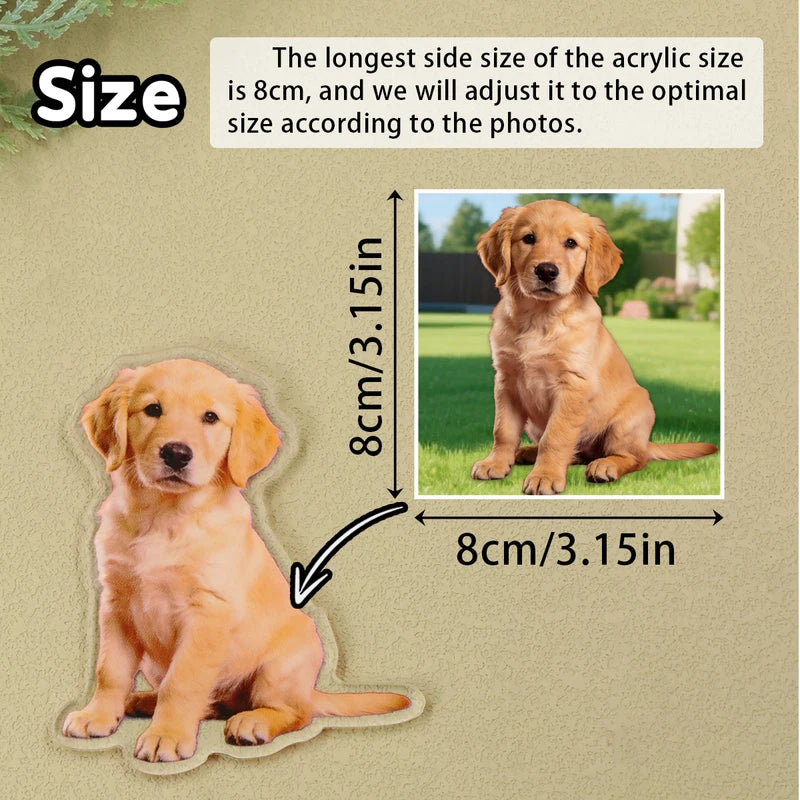 Personalized Photo Fridge Magnets - Custom Strong Magnetic Decor