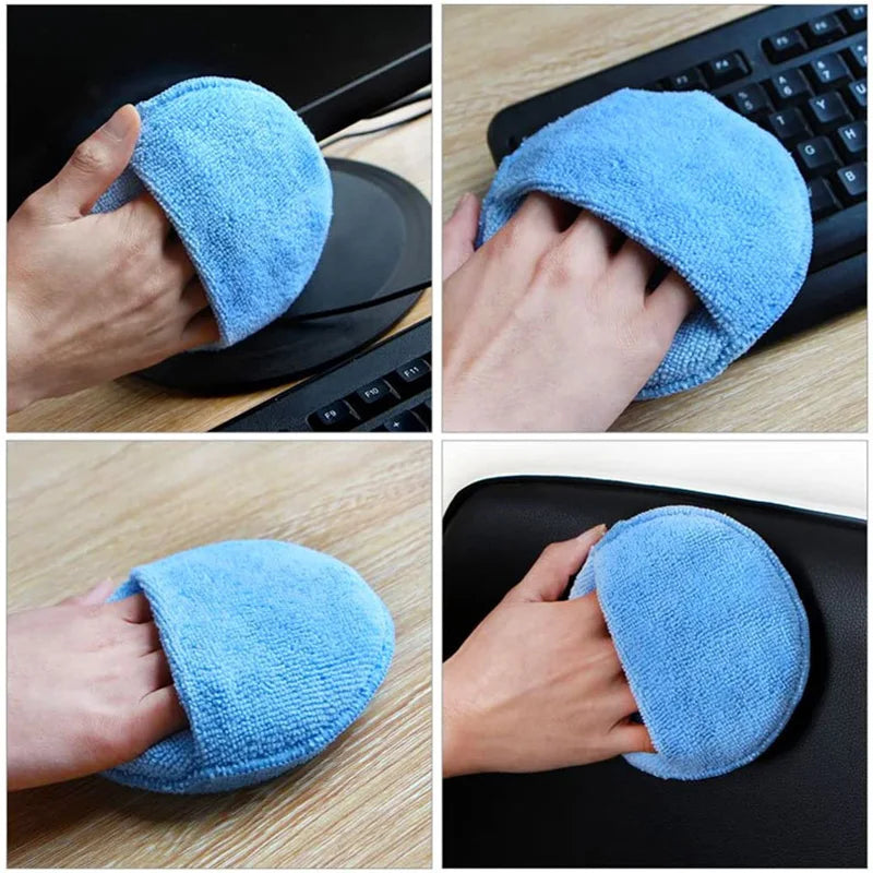 Microfiber Car Polishing Applicator Pads 5 Inch 125mm Foam Sponges for Auto Waxing and Cleaning