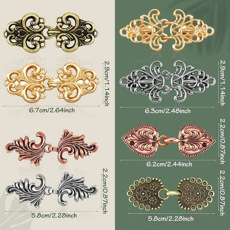 Vintage Sweater Clips Cardigan Collar Brooches for Women Girls - Gift Ready