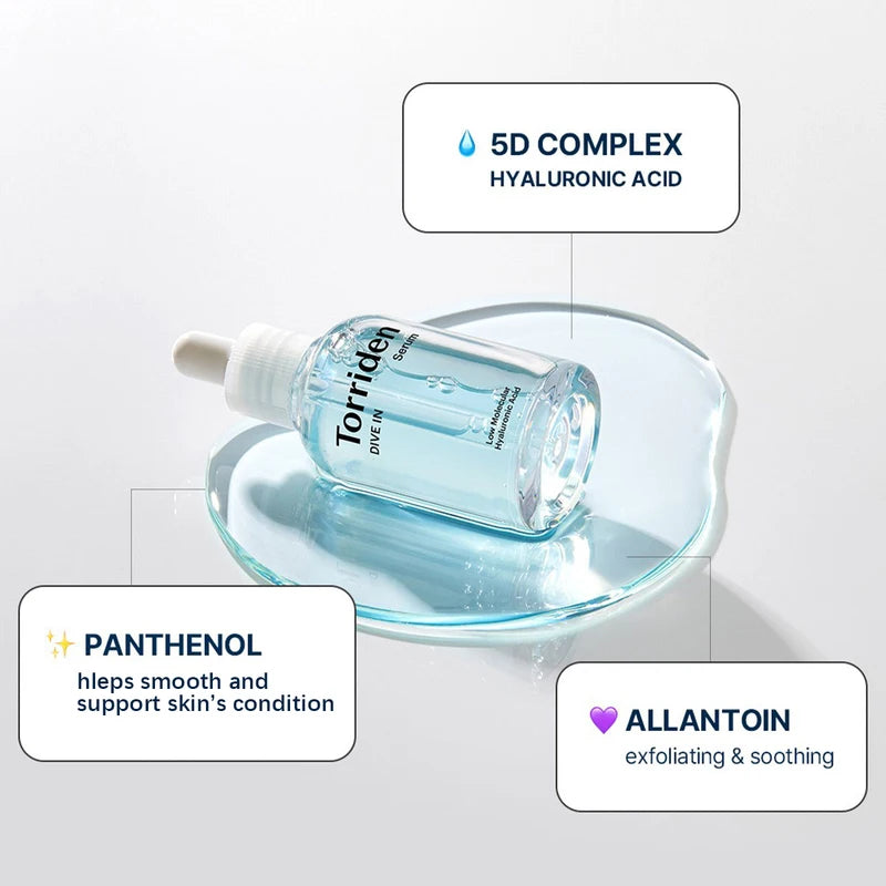 Hydrating Hyaluronic Acid Serum 50ml - Lightweight, Non-Sticky Korean Skincare