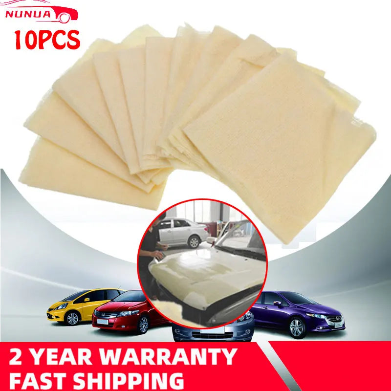 10-Pack Yellow Automotive Spray Paint Dust Cloths - Body Shop & Repair