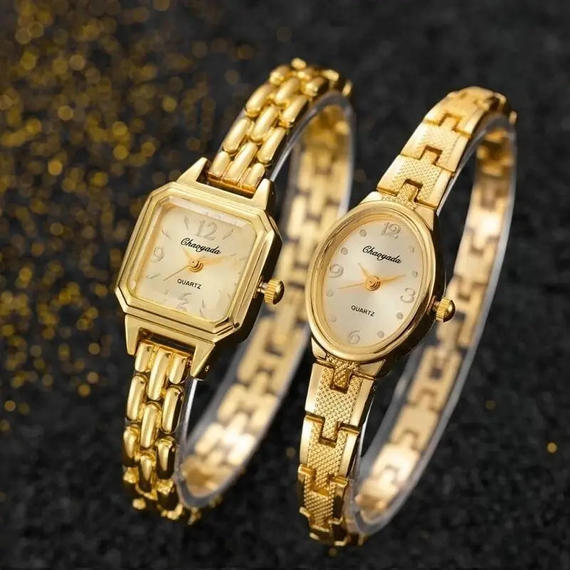 Mystery Watch Gift Box Set - Surprise Luxury Wristwatch with Alloy Band