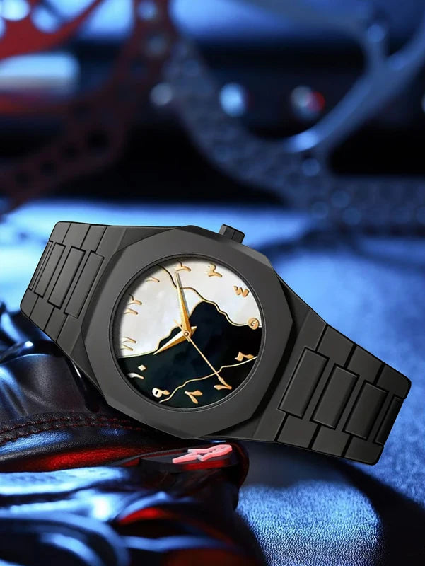 Men's Quartz Business Watch - Senior Style, Adjustable Strap, Multiple Colors