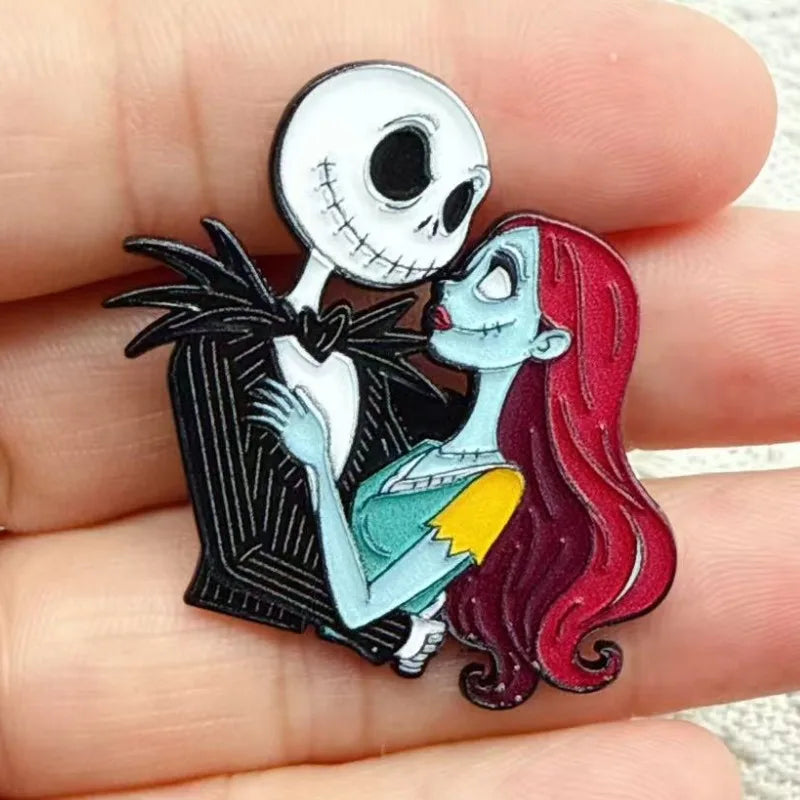 Halloween Horror Movie Enamel Pins for Bags & Jackets - 4 Pack