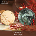 Wood Grain Flower Wax Seal Stamp Square Copper Head for Cards Envelopes Gift