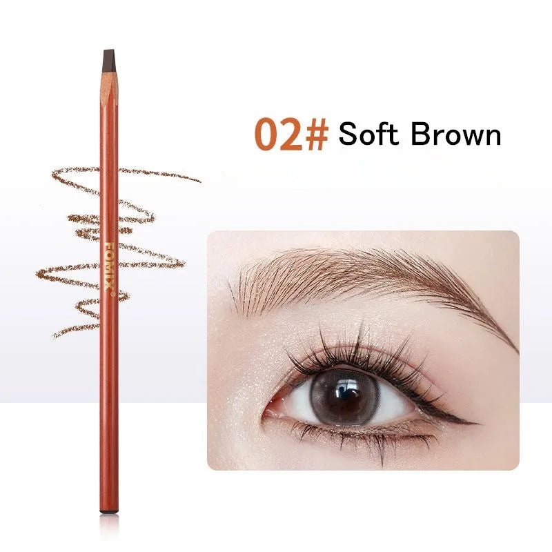 Matte Waterproof Eyebrow Pencil Microblading Definer - Natural Finish, Easy to Apply