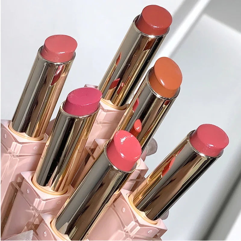 Silky Glossy Lipstick with Water Bomb Moisture - Comfortable Ultra Sheen Lip Balm