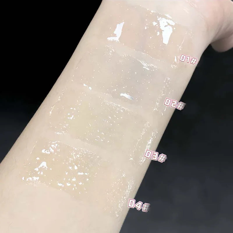 Moisturizing Lip Gloss Oil with Exfoliating & Plumping Benefits - Translucent Lip Oil