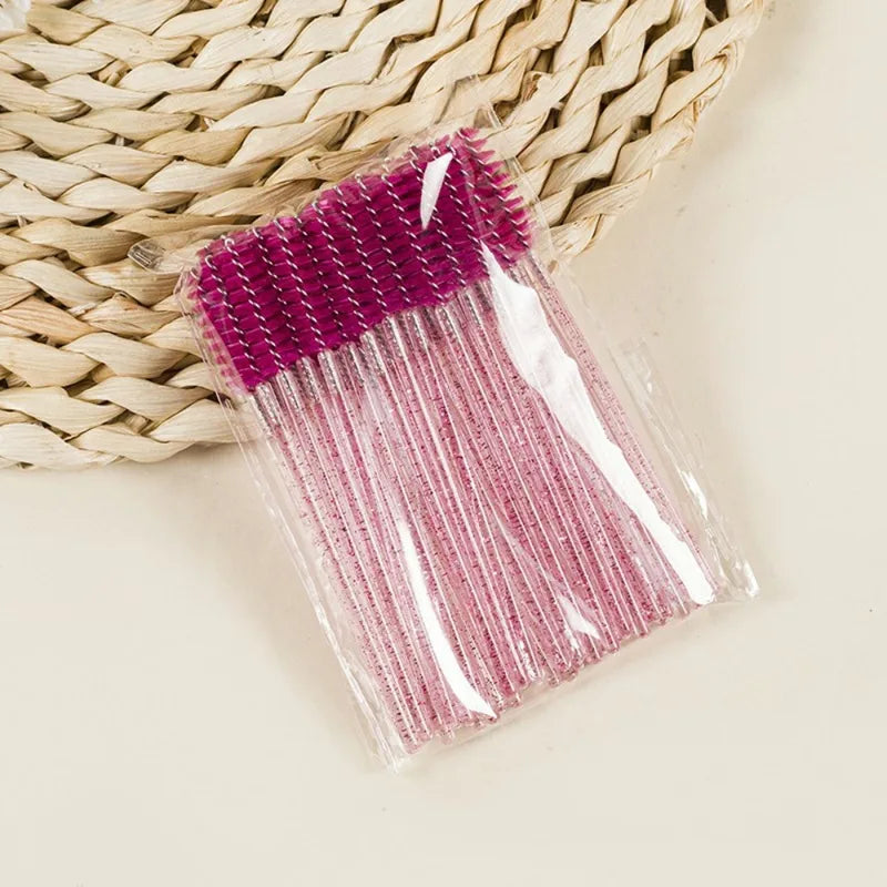 Crystal Eyelash Brush Combs Set - Professional Makeup Tool for Eyelashes