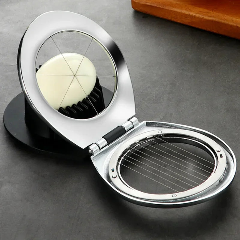 Egg Slicer Kitchen Tool Zinc Alloy Egg Cutter Wedges & Slices