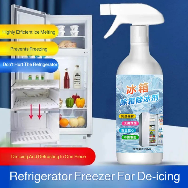 Fast-Acting Refrigerator Defrost Spray 500ml - Ice Melt & Frost Remover