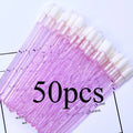 50Pcs Eyelash Extension Cleaning Brushes Makeup Mascara Applicators for Lash Removal