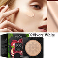 Air Cushion CC Cream Foundation with Mushroom Puff - Long Lasting Moisturizing Face Makeup