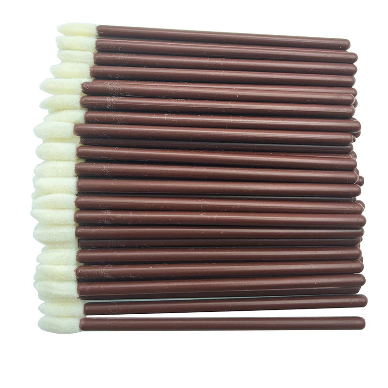 Bulk Lip Brush Set for Lip Gloss and Lipstick Application - 100/300 Pieces Makeup Applicators