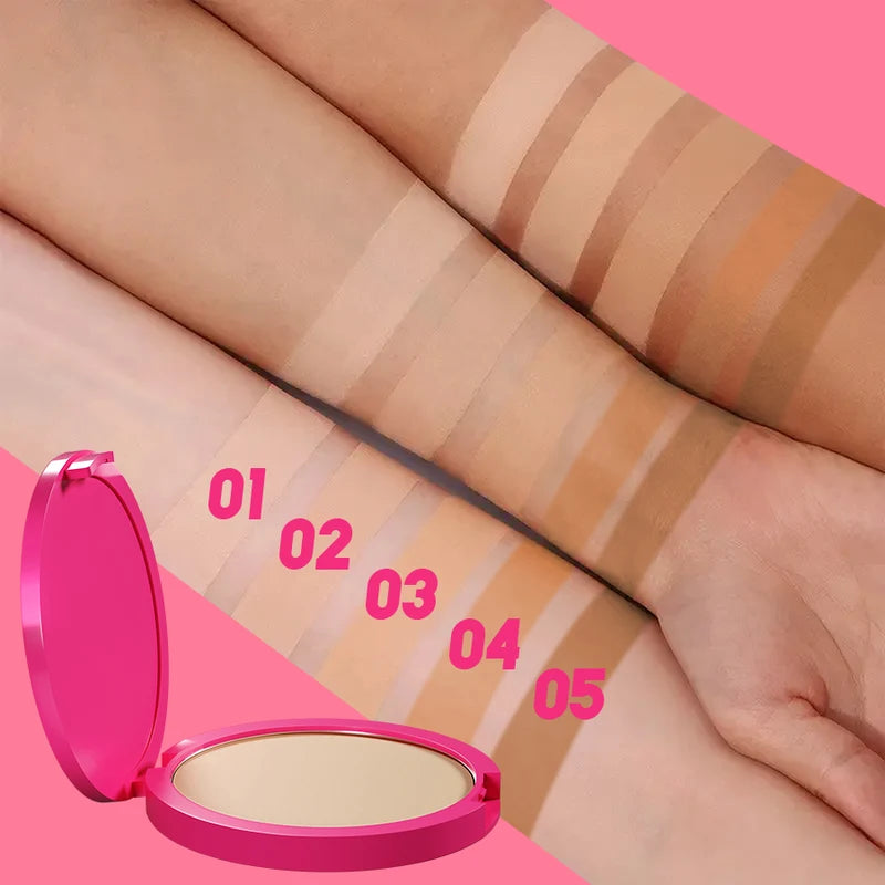Oil Control Matte Face Powder Long Lasting Full Coverage Set - Multiple Colors