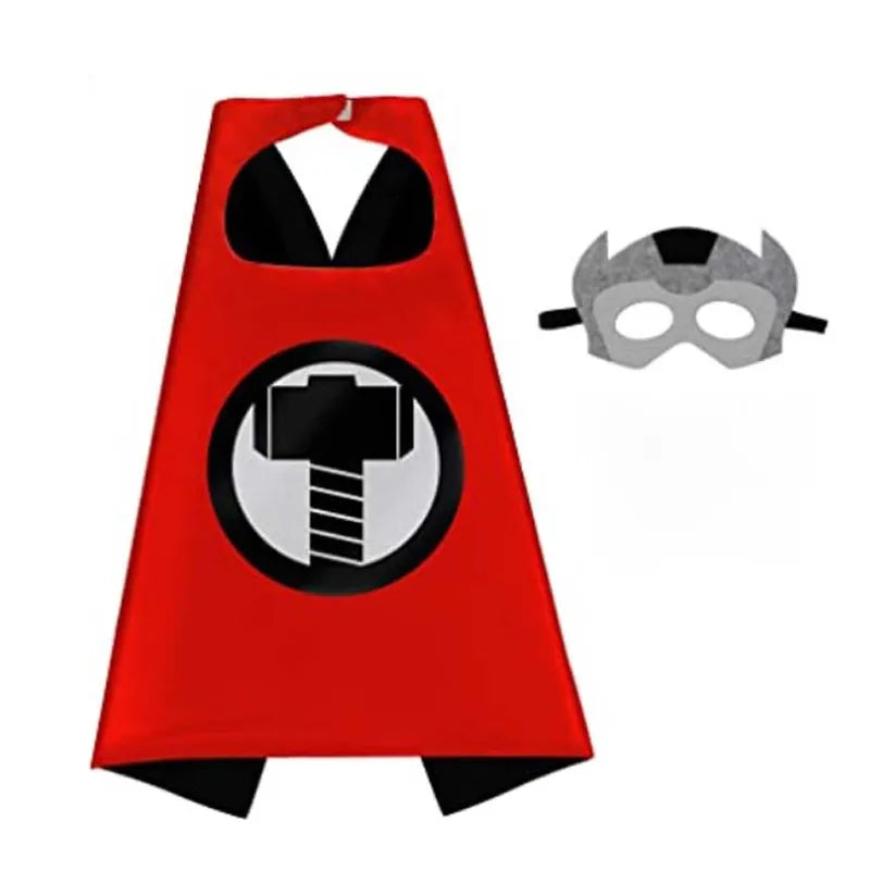 Superhero Capes for Kids Boys & Girls Cartoon Dress Up Costumes Party Supplies
