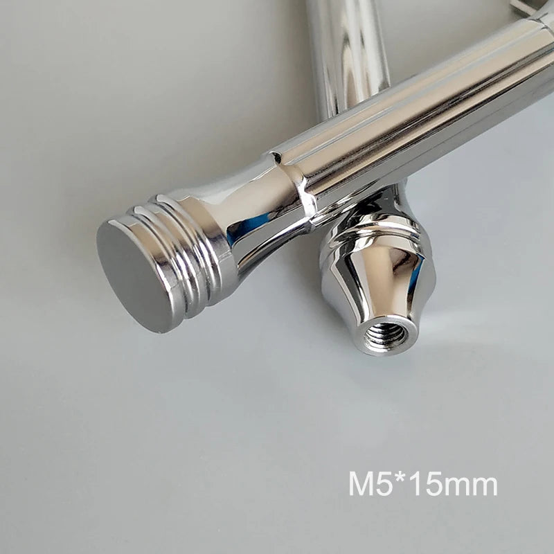 Stainless Steel Safety Razor Handle Roman Column Design - Universal Fit