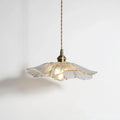 Vintage Flower Glass Pendant Light Fixture – Indoor Hanging Lamp for Living Room and Bedroom