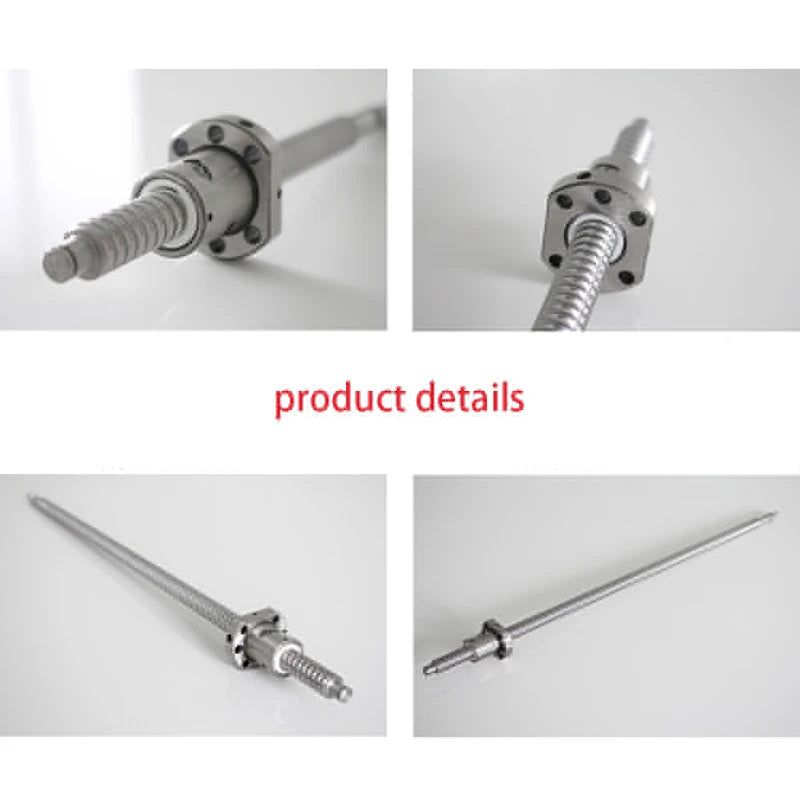 CNC Ballscrew Kit 1605 C7 End Machined Length 250-1550mm with Nut Housing & Coupler