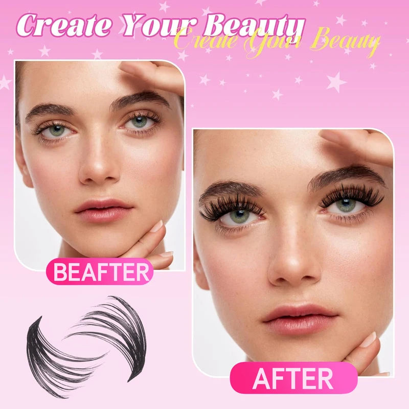 Cluster Lashes Kit 320/600/790 for Volume & Glamorous Looks - Mix-and-Match Lengths