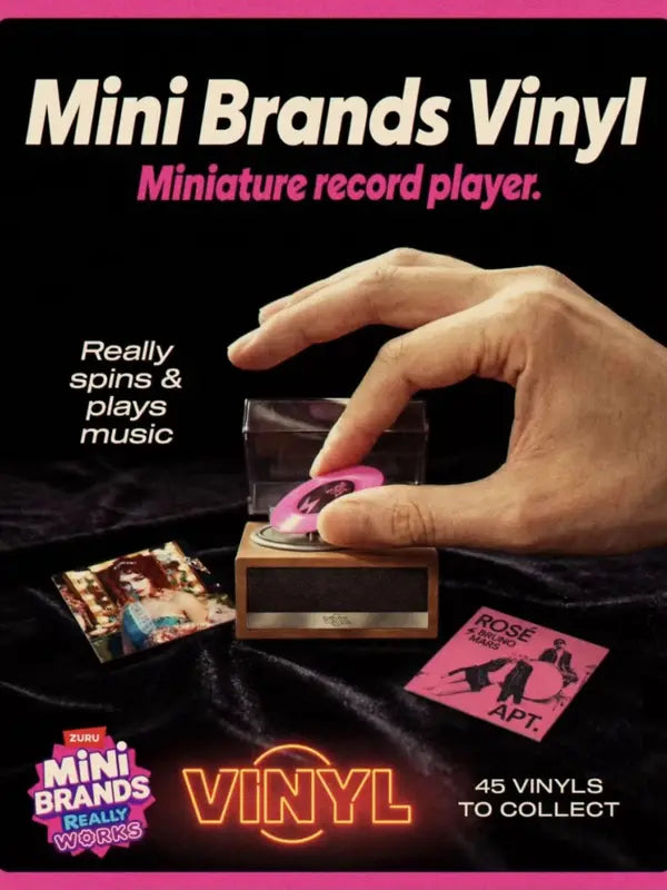 Mini Vinyl Music Player Blind Box - Zuru Mini Brand Series