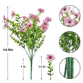 Outdoor UV-Resistant Faux Plants for Garden & Indoor Decor - Fake Flowering Plants